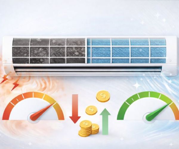 冷氣濾網太髒會更耗電？影響風量與冷房效果的關鍵原因